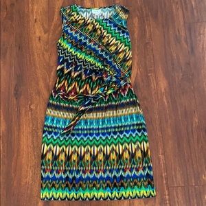 Multicolored cocktail dress